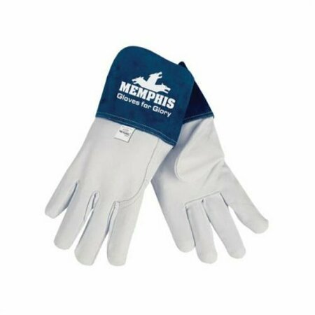 MCR GLOBAL US Gloves for Glory 4850 Premium Grade MIG/TIG Welding Gloves, 2XL, Goat Skin Leather, White, 12PK 4850XXL